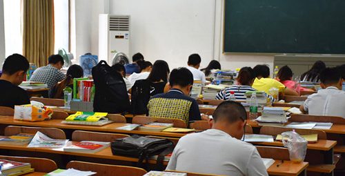 假期备考学子学习忙