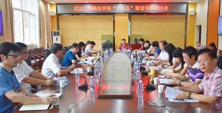 【中国高校之窗】武汉工程科技学院召开专题会议制定“十三五”规划