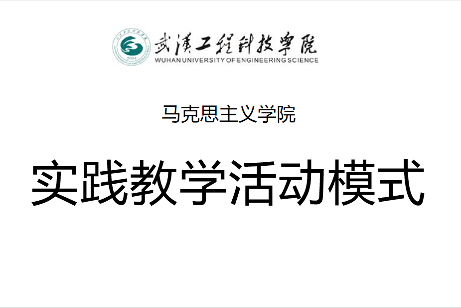 实践教学活动模式