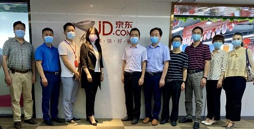 校企联动·共促就业│武工院调研组走进京东华中物流基地