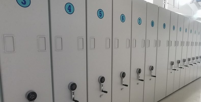 图书馆密集书库建成