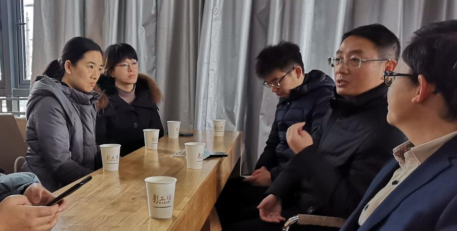 武汉工程科技学院学工处与艺术传媒学院 走进校企合作企业