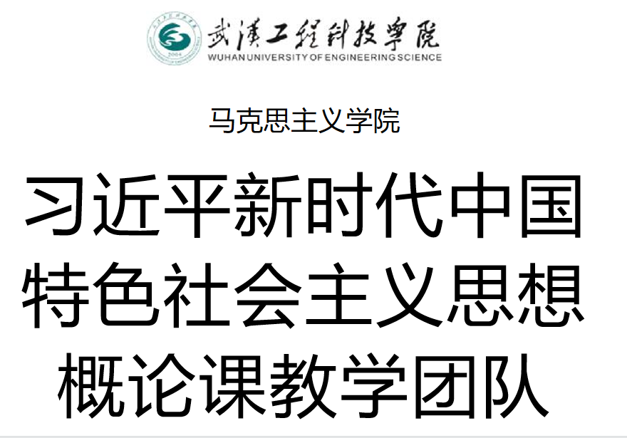 习近平新时代中国特色社会主义思想概论课教学团队