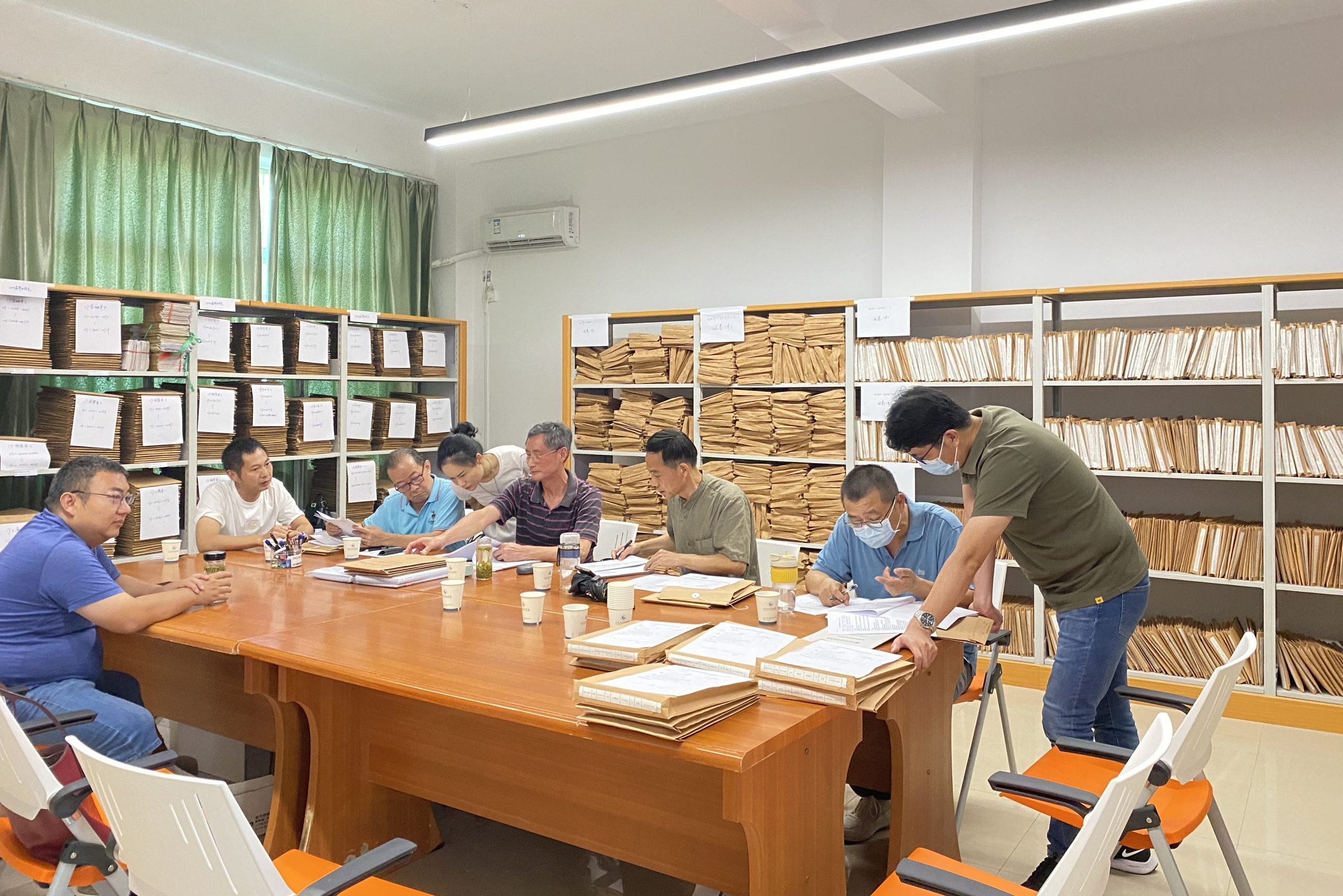 我校开展2021-2022学年第二学期期末教学材料检查工作