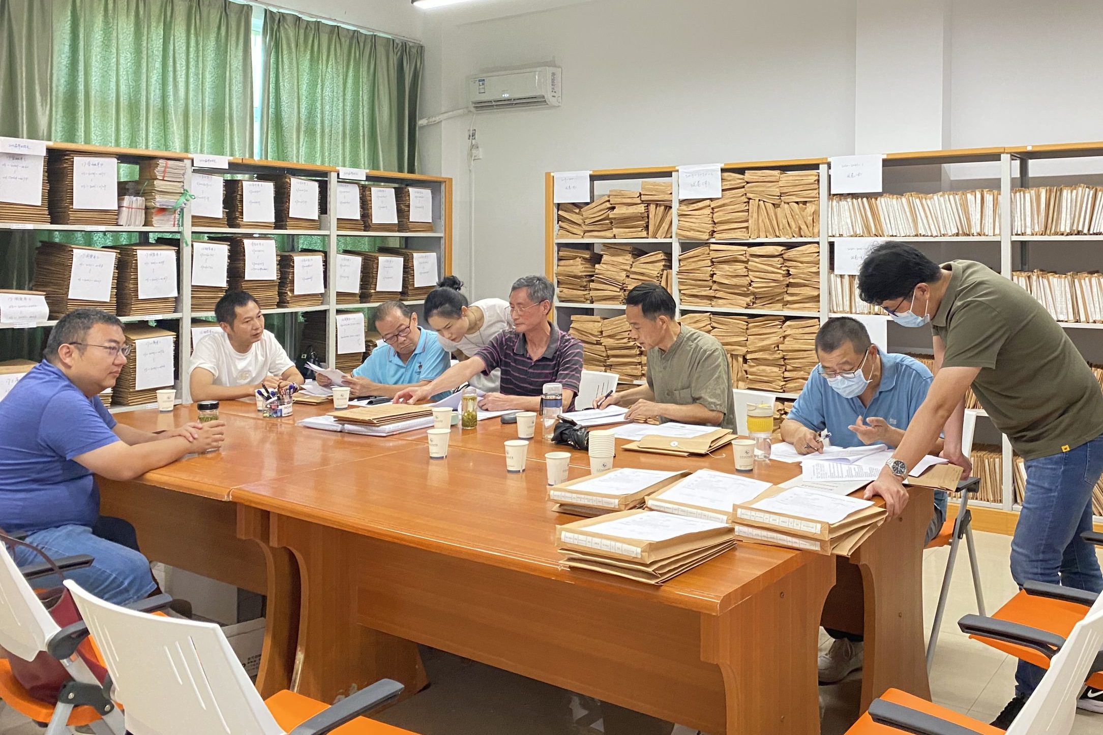 我校开展2021-2022学年第二学期期末教学材料检查工作