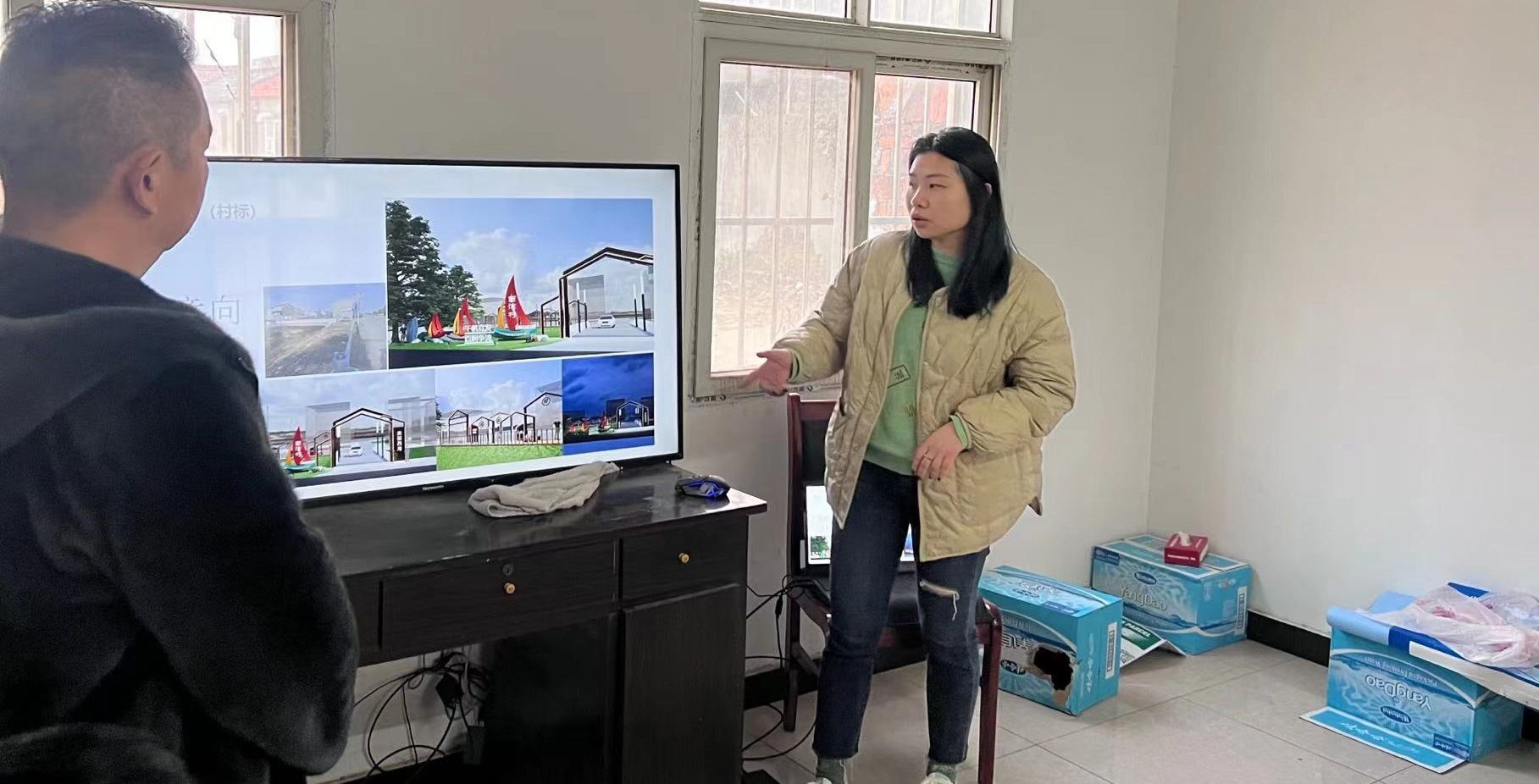 乡村振兴 | 武汉工程科技学院教师参与汉川市杨林沟镇西湾村景观改造项目