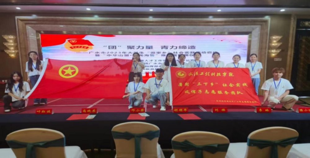 青春返家乡 传承风信子｜武工院机械与工程学院风信子团队赴湖北广水开展“三下乡”社会实践活动