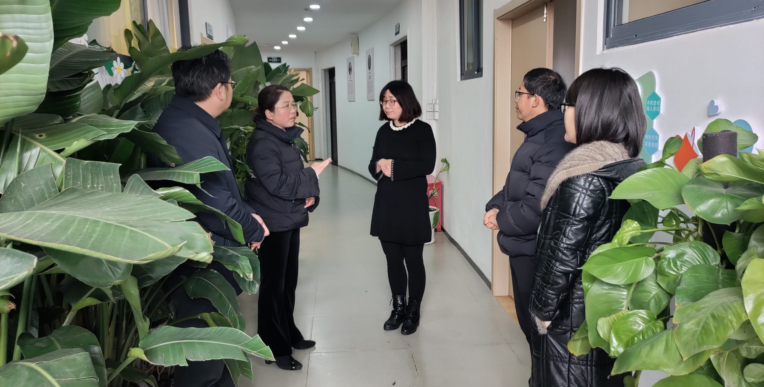 省教育厅督查组实地督查我校春季开学准备工作