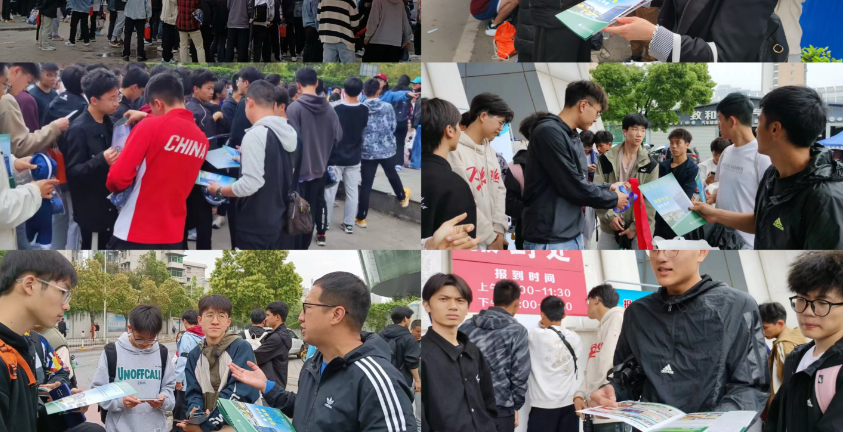 人文学院体育系教师前往湖北大学体育高考考点进行招生宣传