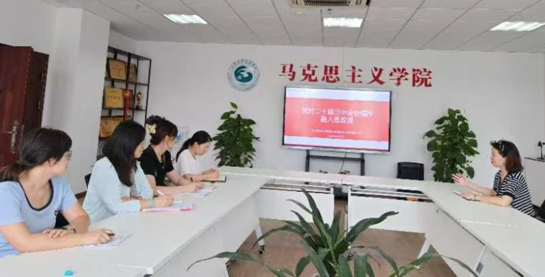 凝心聚力向前进，党的二十届三中全会精神融入思政课交流会成功举办——马克思主义学院教工直属党支部第四党小组主题党日活动